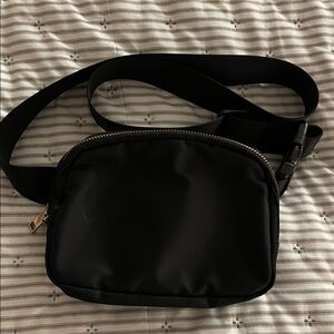 Black Waist/Crossbody Bag